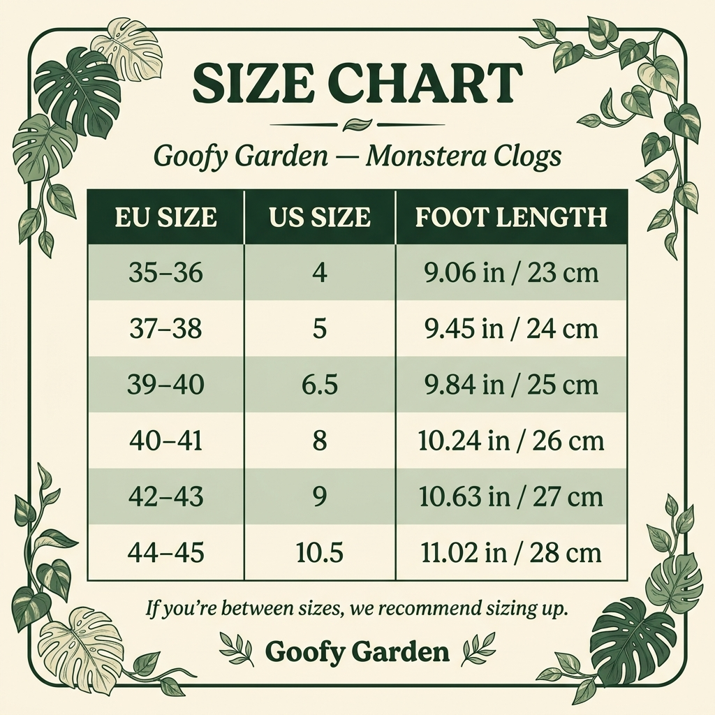 Monstera Plant Shoes