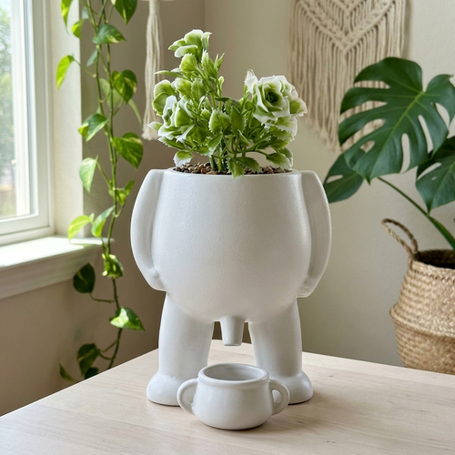 Handmade Peeing Plant Pot