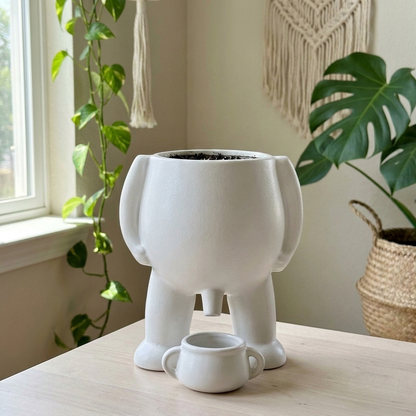 Handmade Peeing Plant Pot