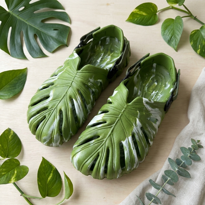 Monstera Plant Shoes