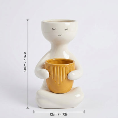 Handmade Cup Plant Pot