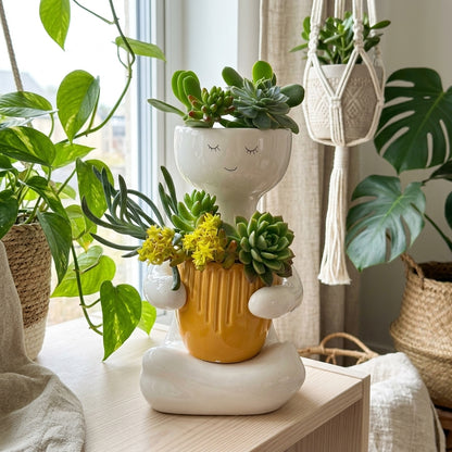 Handmade Cup Plant Pot