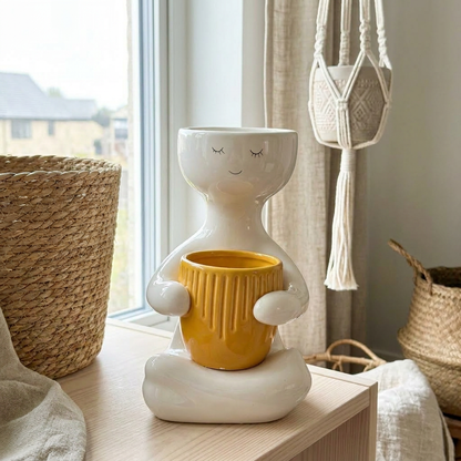 Handmade Cup Plant Pot
