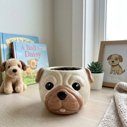 Handmade Pug Pot
