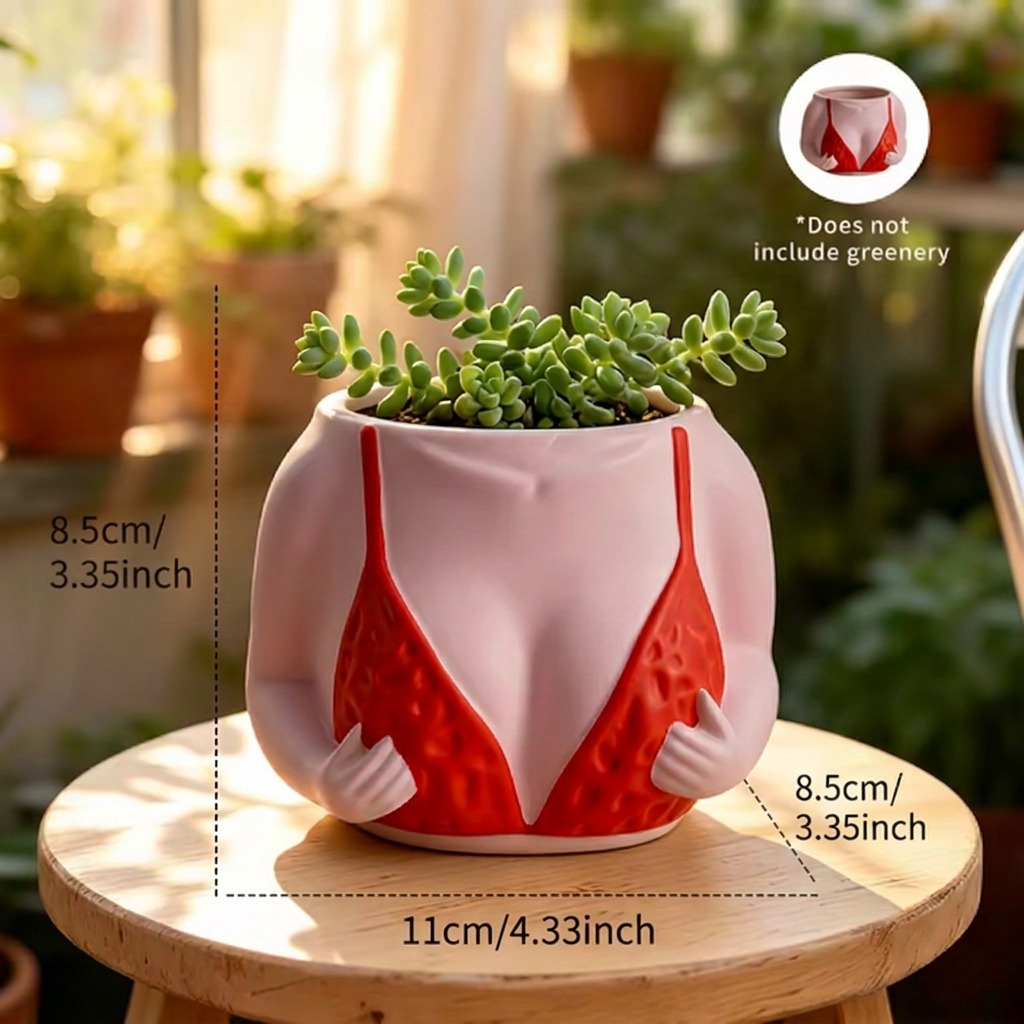 Handmade Bikini Plant Pot