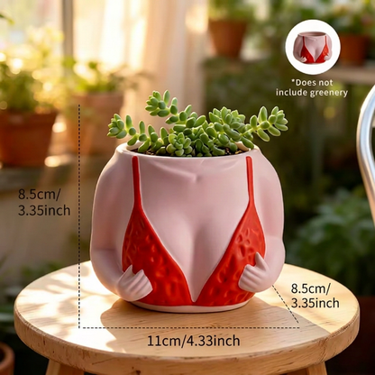 Handmade Bikini Plant Pot